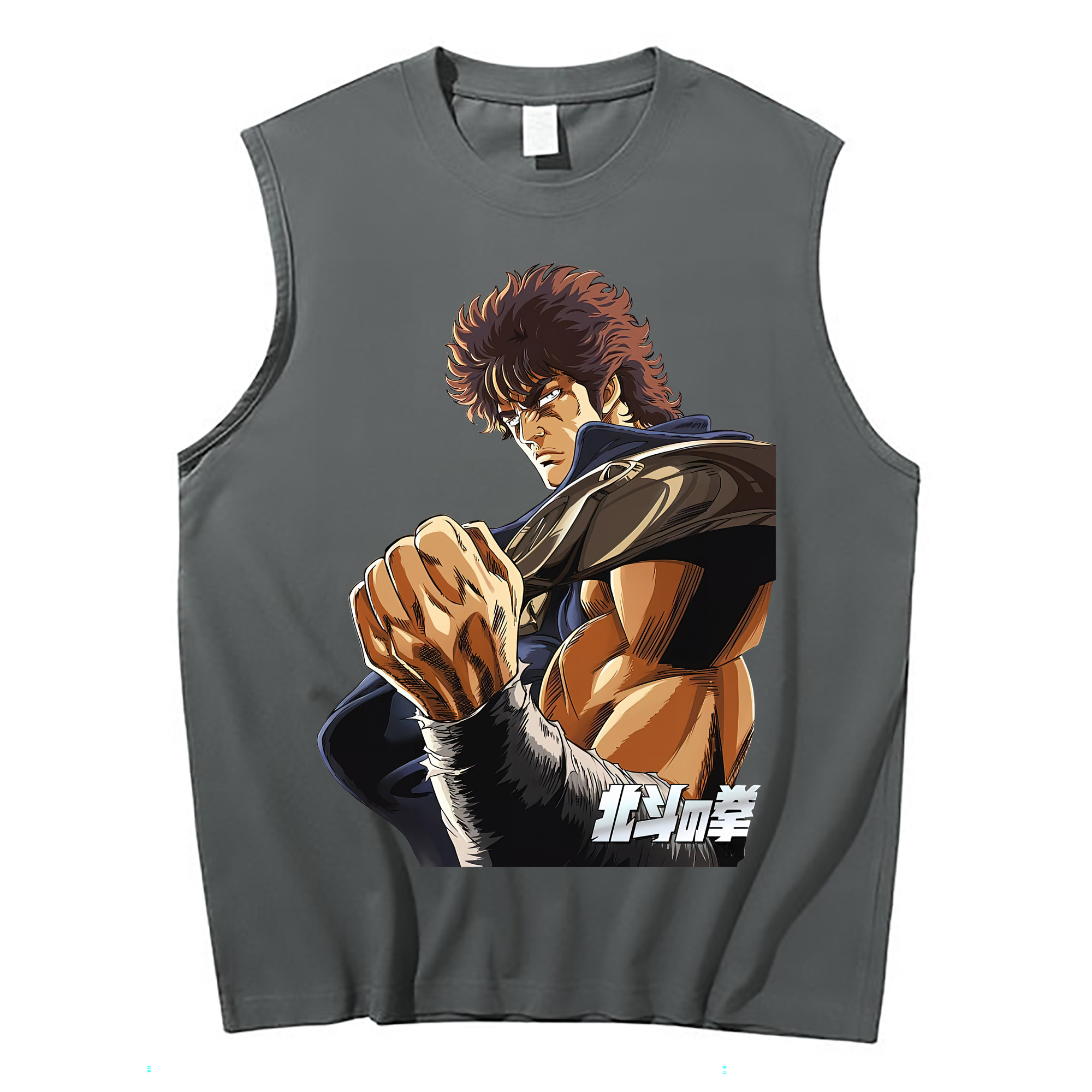 （画像用） 北斗の拳 Fist of the North Star コットン100％タンクトップ（フロントプリント）
